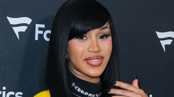 Cardi B Is Channeling Rainbow Brite With Her Multicolor Updo  — See Photos